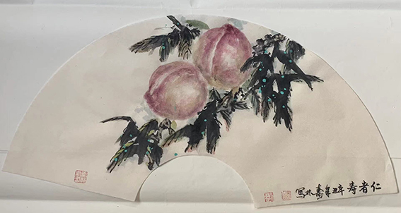 刘寿林作品13《仁者寿》