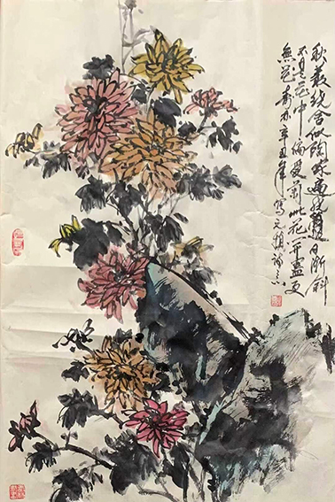 刘寿林作品1《菊花》