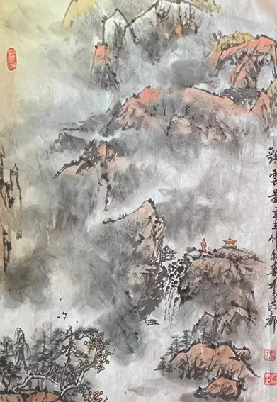刘寿林作品6《观云图》