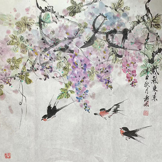 刘寿林作品7《紫气东来》