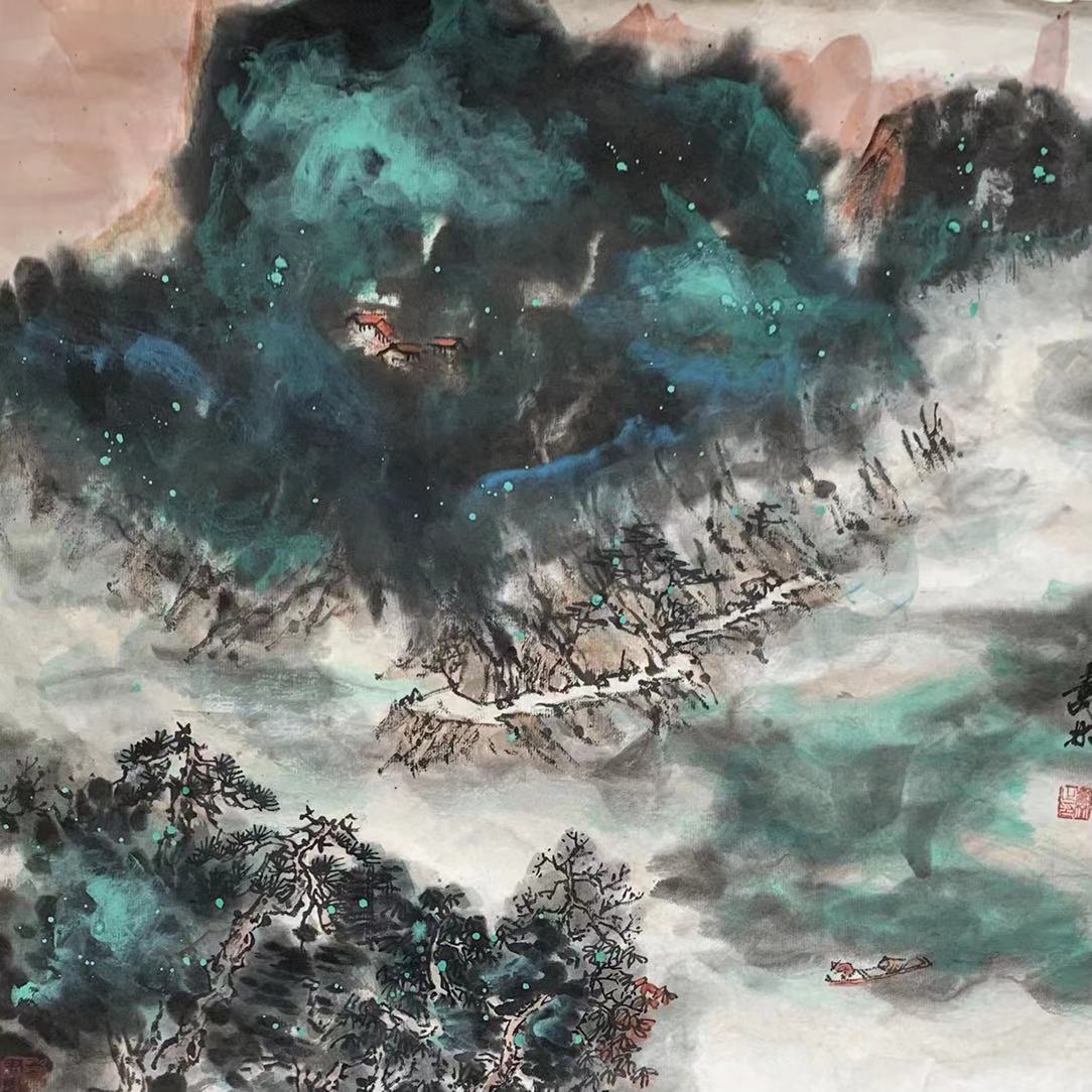 刘寿林作品9《空山新雨后》