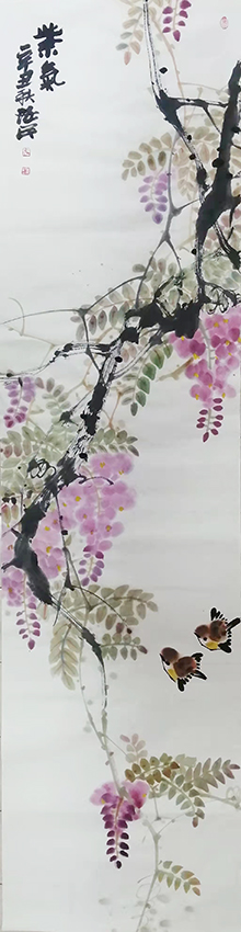 左汝民作品2《紫气》