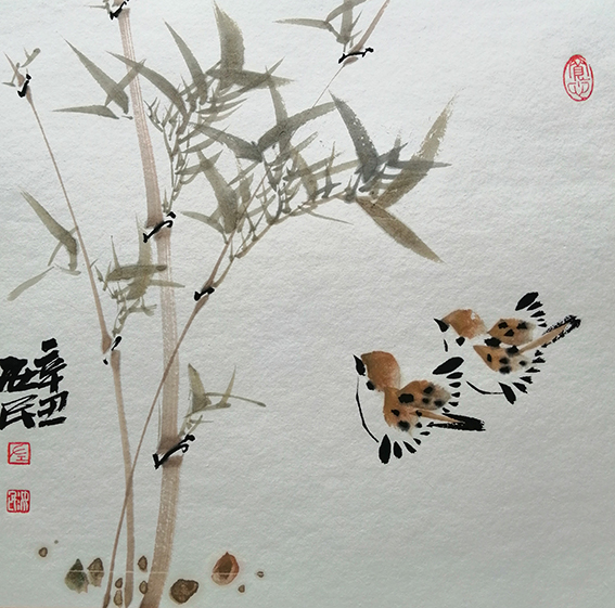 左汝民作品7《竹韵》