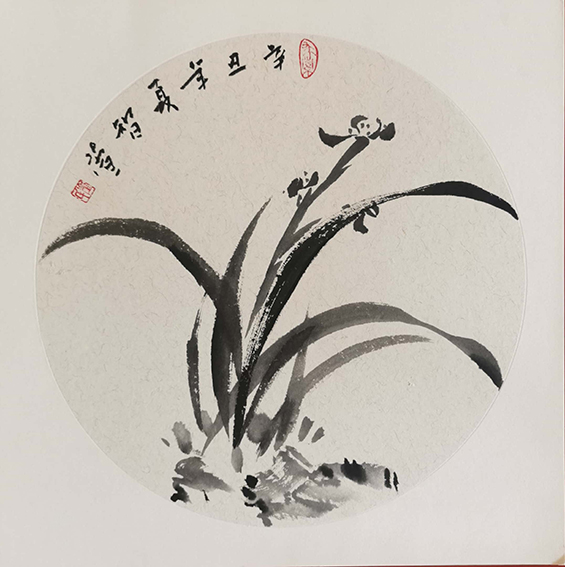 崔凤作品4《幽谷兰香》