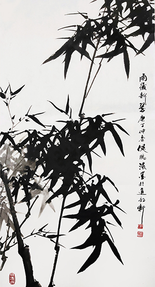 郑健鹏作品7《雨后新翠》