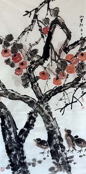 程敬生作品《山里红》