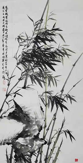 宫树军作品8《凌云傲骨》