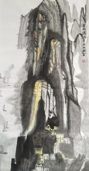 张承国作品2《金秋漓江》