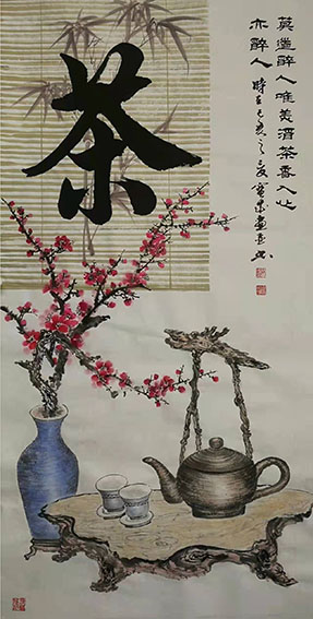 胡宝成作品《茶》
