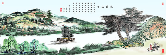 戴延平作品《北固山下》