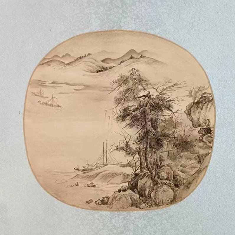 宋画临摹23×25