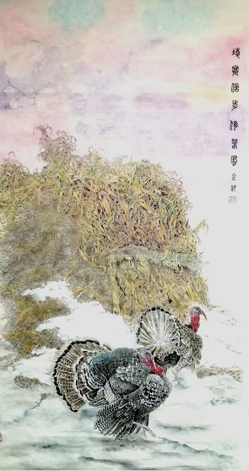 临寒信步俏春风