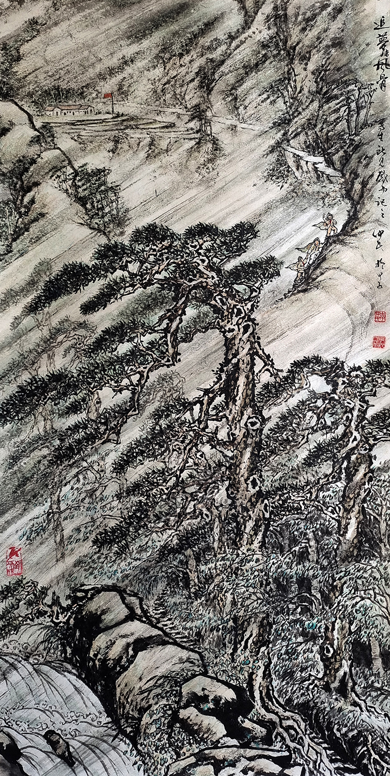 李仲民作品4《追梦风骨》