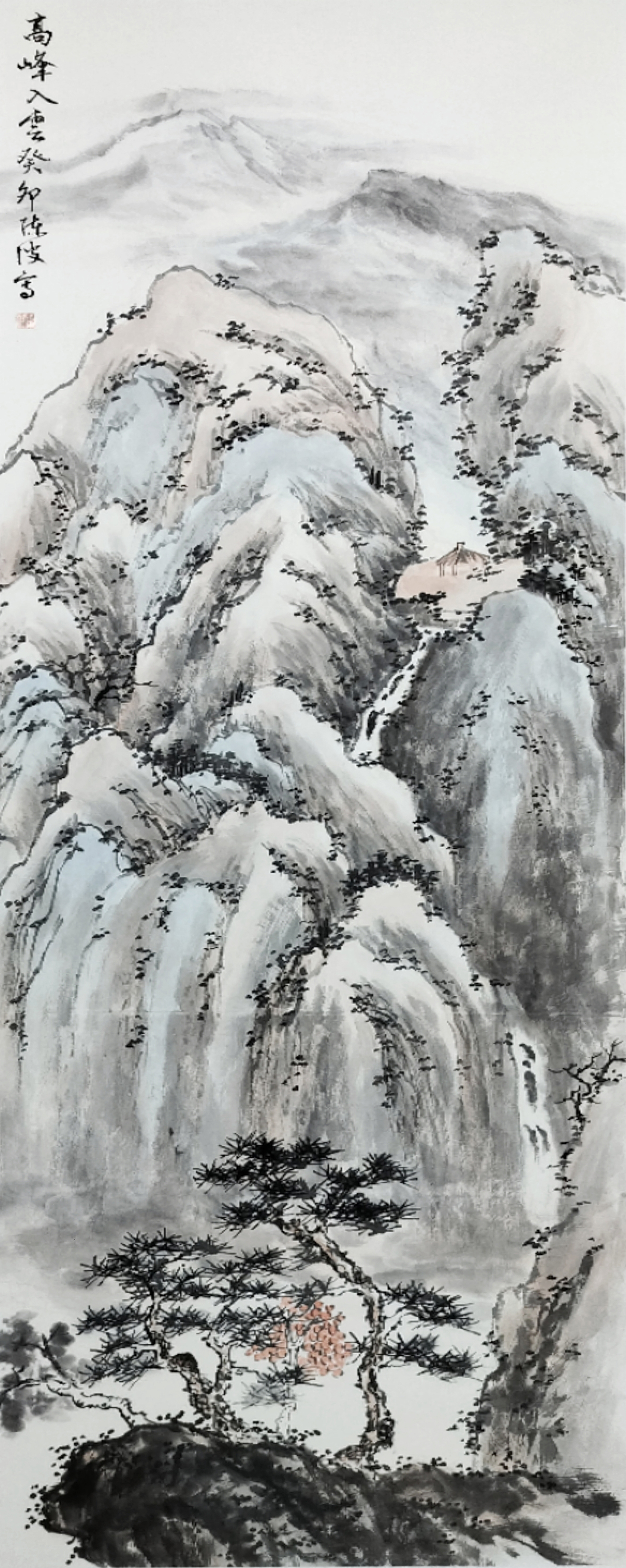 陈波作品《高峰入云》